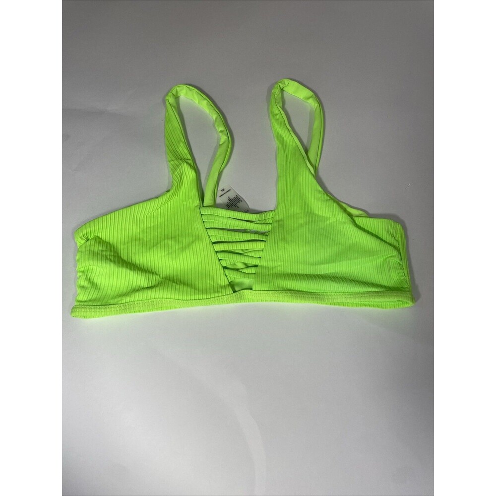 Tinibikini Keylime Green Swim Top XS NEW NWOT B054